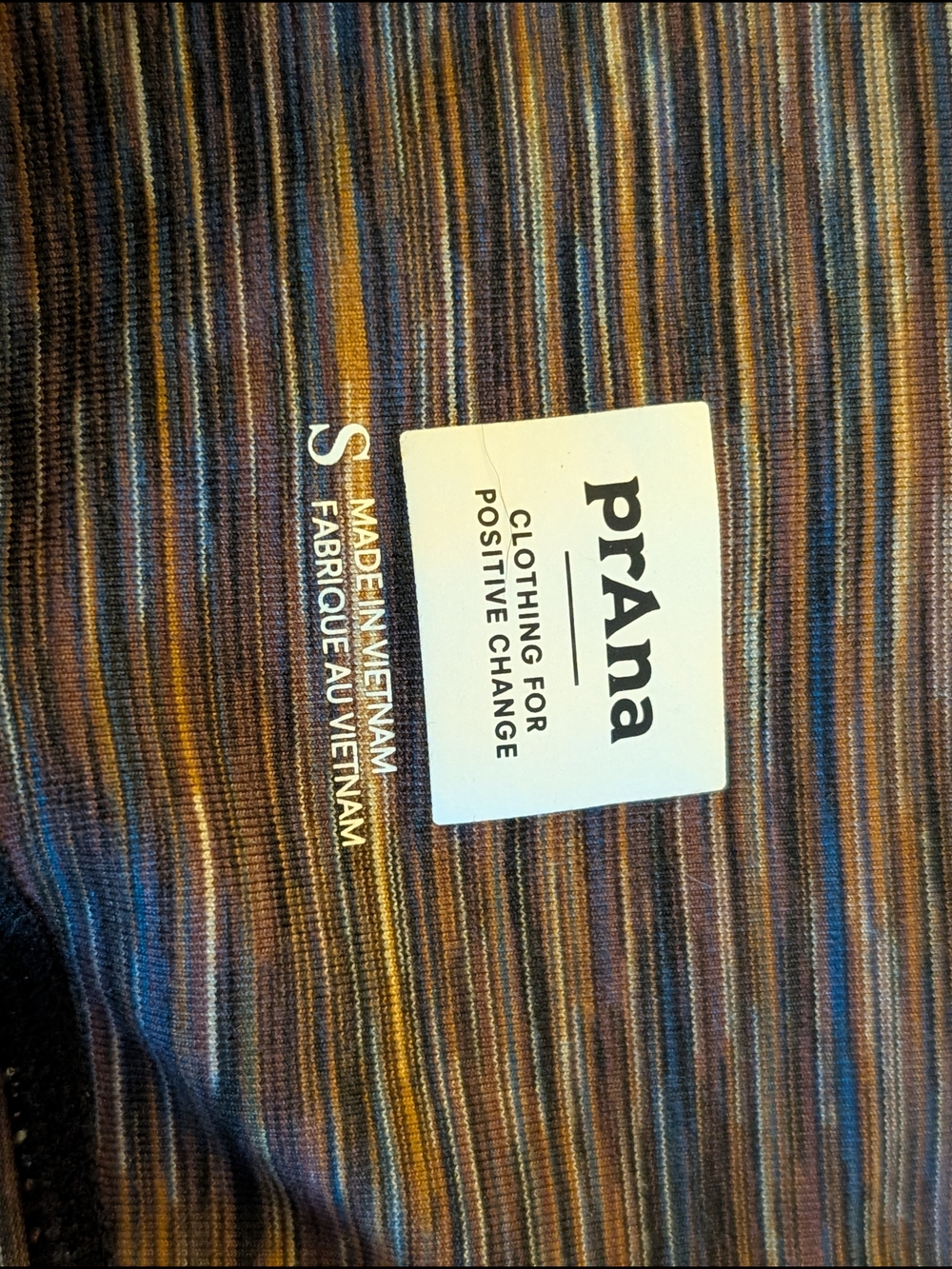 prAna Striped Multicolor Lightweight Leggings